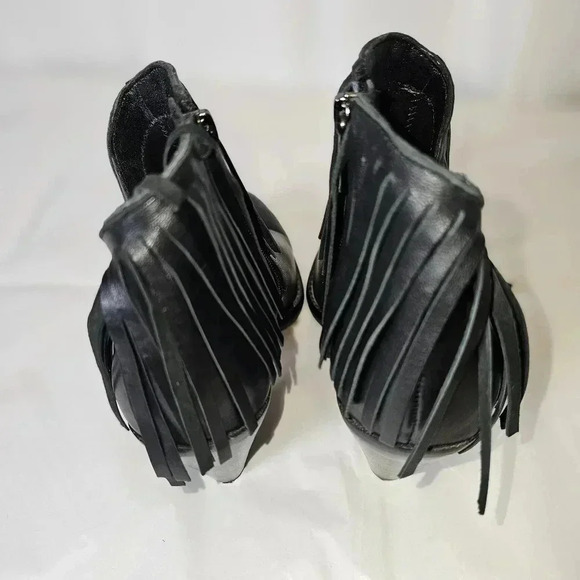 Jessica Simpson‎ leather fringe booties - Picture 7 of 10